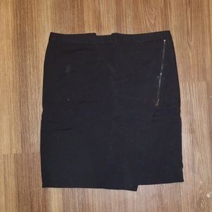 Black pencil skirt